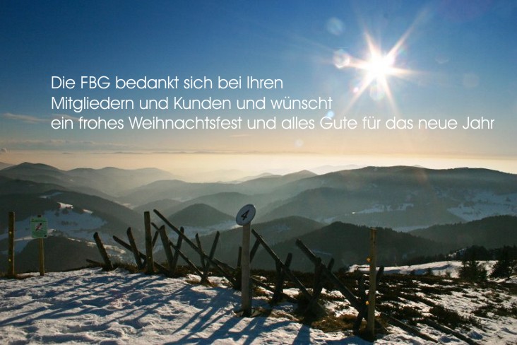 Belchen im Winter - Neujahrswünsche